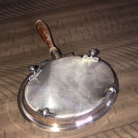 Vintage Sheffield Lion 🦁 Horse 🐴 Silver Plated Silent Butler working condition - Picture 7 of 16